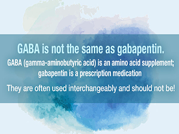 Is Gamma Aminobutyric Acid The Same As Gabapentin?